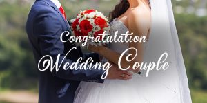 Best messages to congratulate the couples on their wedding day