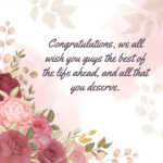 111 Best Messages To Congratulate the Couple on Wedding