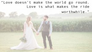 110 Most Romantic Wedding Couple Quotes | Happy Wedding App