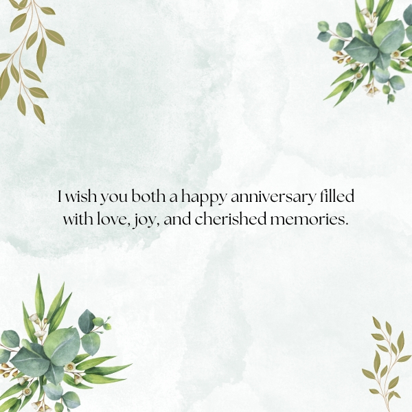 Romantic Wedding Anniversary Wishes For Friend