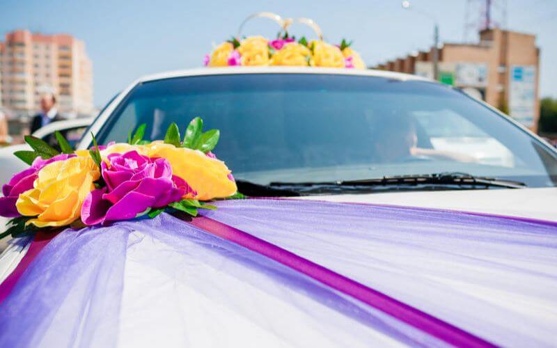 25 Fancy Wedding Car Decoration Ideas and Accessories 2022