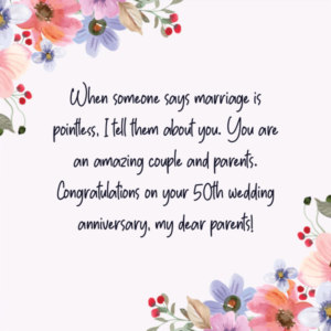 125+ Hearttouching 50th Wedding Anniversary Wishes, Messages and Quotes