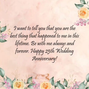90+ Best 25th Wedding Anniversary Wishes for Husband
