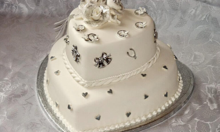 Silver Jubilee 25th Wedding Anniversary Cake Ideas 