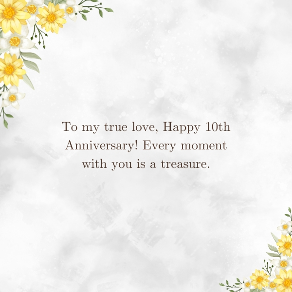 Funny 10th Wedding Anniversary Wishes