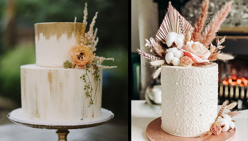 Delicate dots wedding cake - Ambrosia Cake Creations