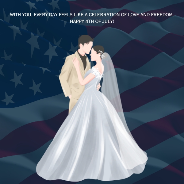 4th of July Captions for Newly Wed Couples Inspired by Quotes