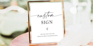30 Minimalist Guestbook Sign Templates for Modern Wedding