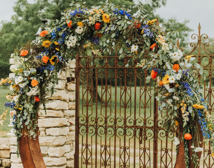 Arches and Backdrops Wildflower Wedding