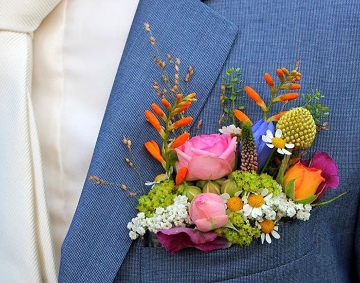 Boutonnieres Wildflower Wedding