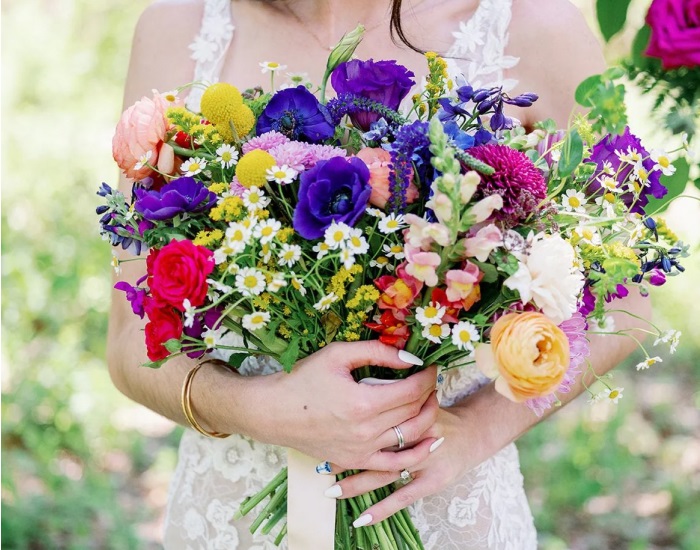 Bridal Bouquets Wildflower Wedding