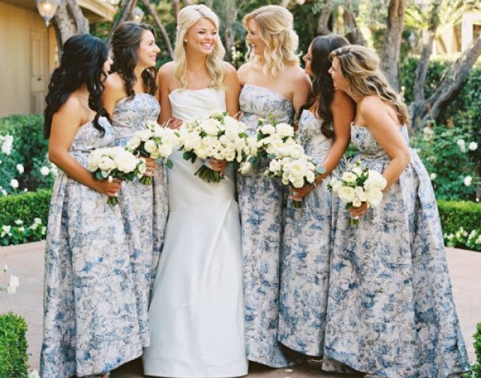 Bridesmaids Dresses Wildflower Wedding