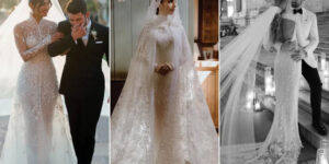 Celebrities in Stunning Ralph Lauren Wedding Dresses