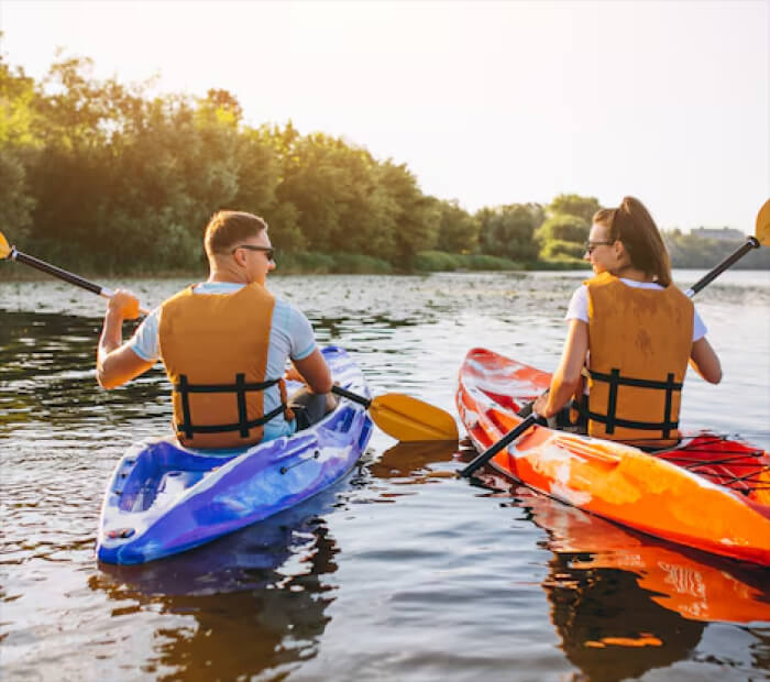 Kayaking or Canoeing