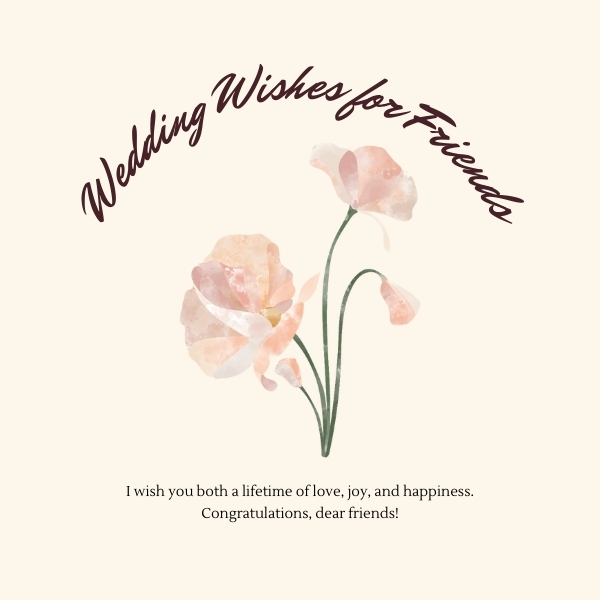 Wedding Wishes for Friends