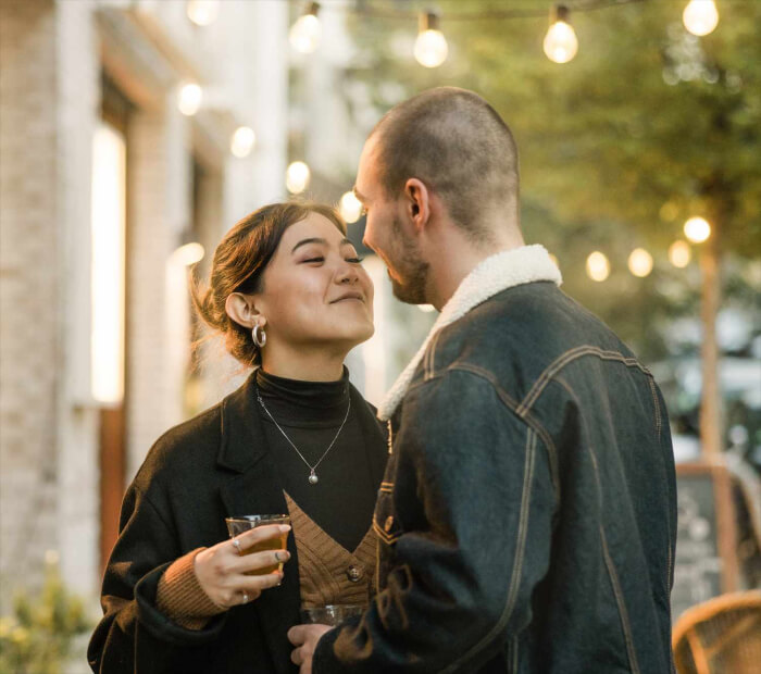 couple enjoying their moment together