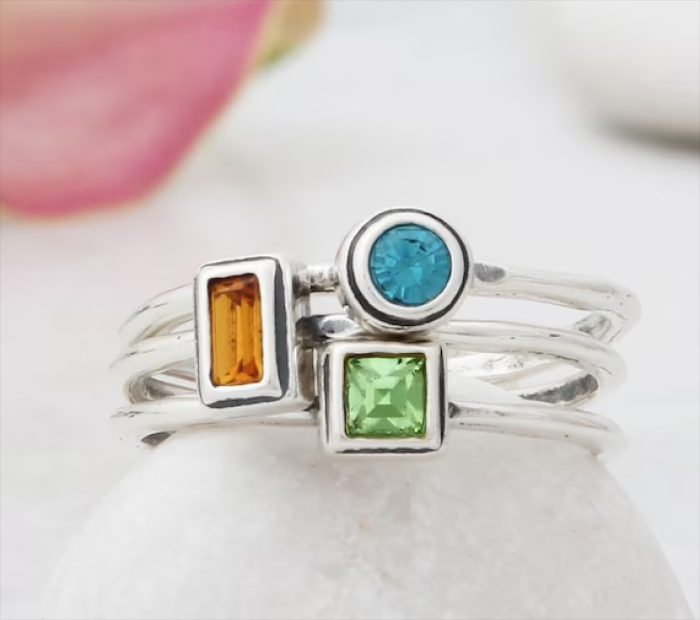 Birthstone or Gemstone Rings