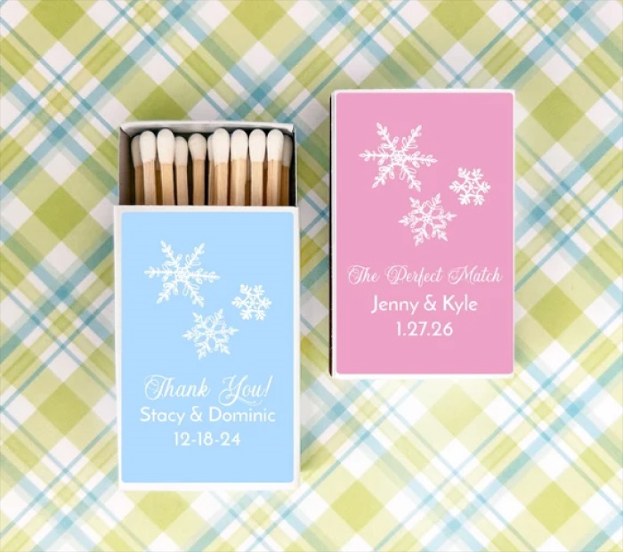 Snowflakes Matchboxes