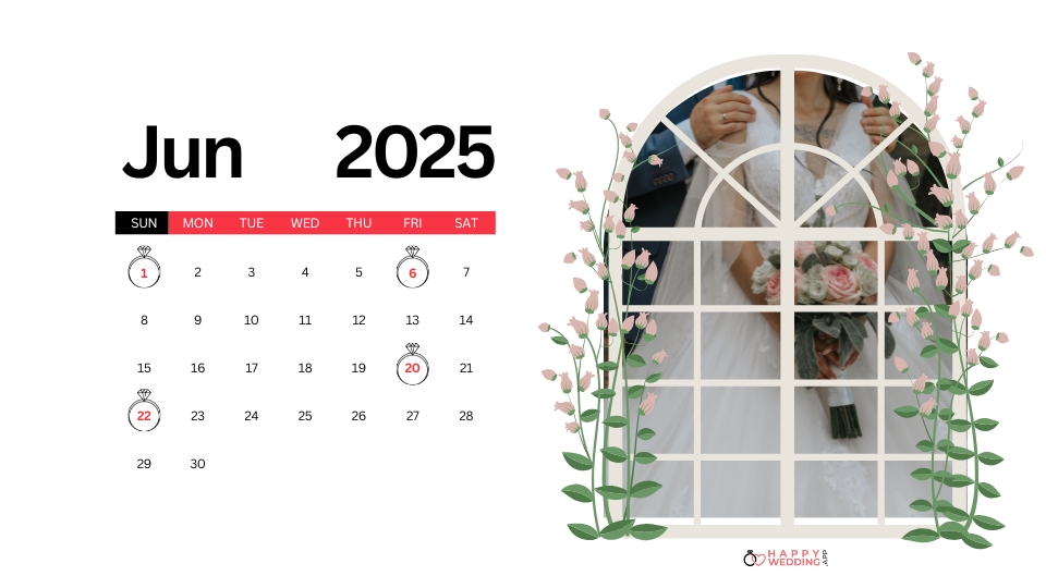 Christian Wedding Dates june 2025