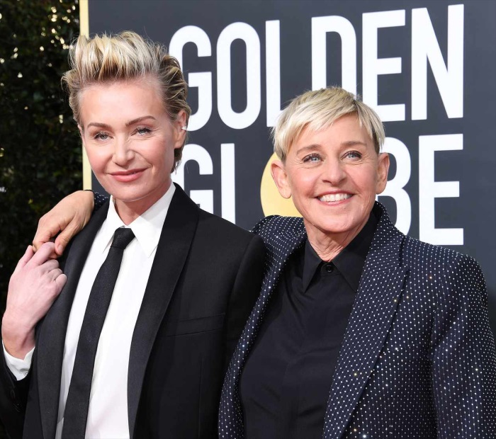 Ellen DeGeneres and Portia de Rossi