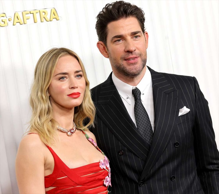 John Krasinski and Emily Blunt