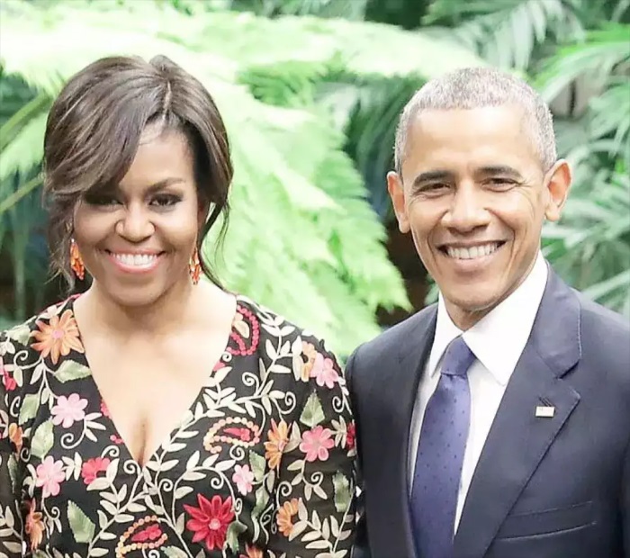 Michelle and Barrack Obama