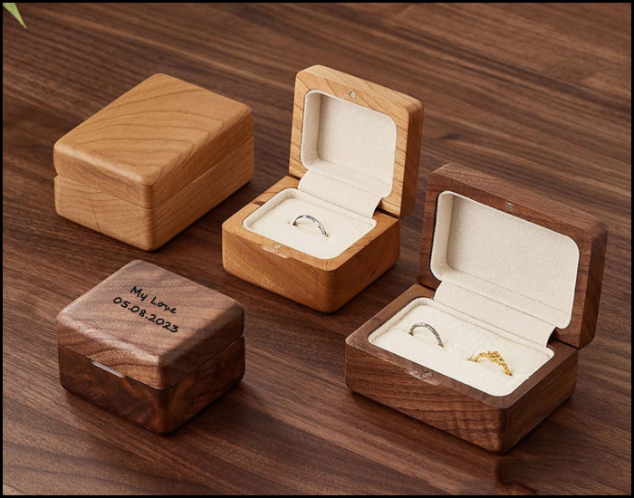 A Wooden Ring Box