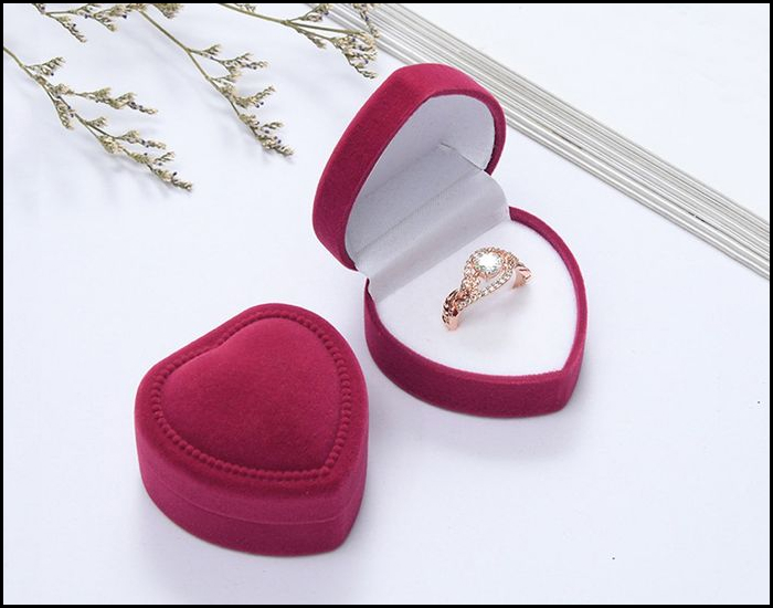 Heart-Shaped Ring Box